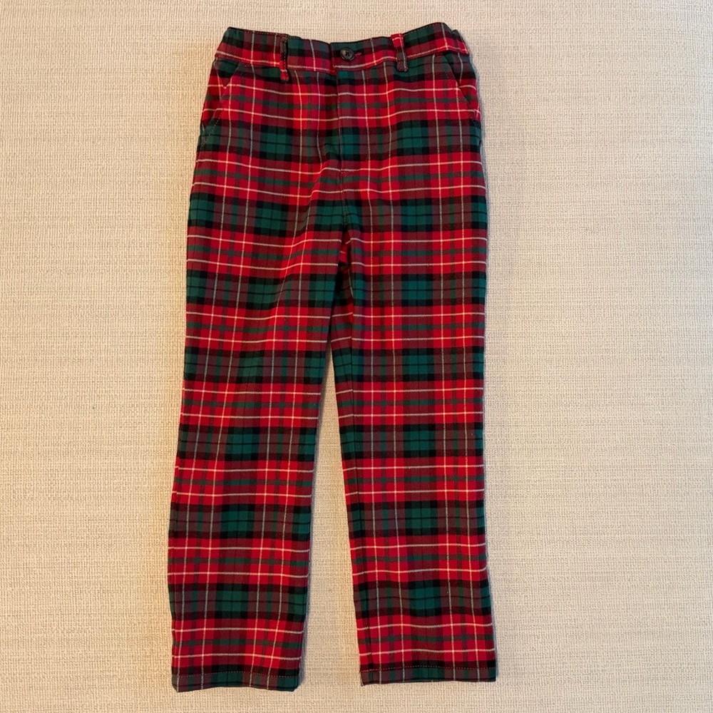 Gymboree boys holiday plaid pants 5T Christmas plaid